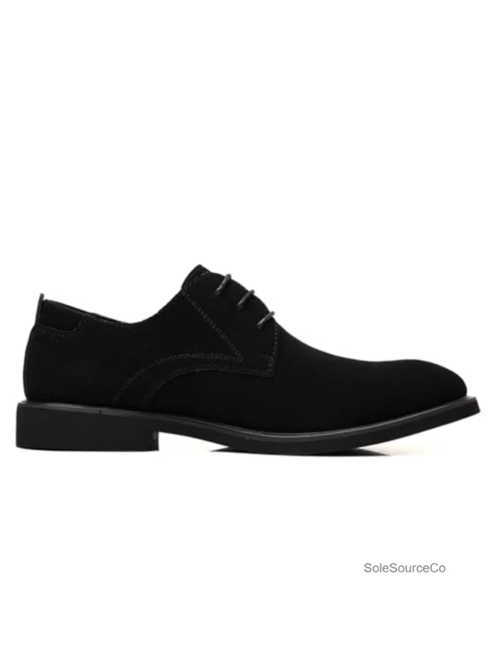 Mens Faux Suede Lace Up Oxford Dress Shoes Business Casual
